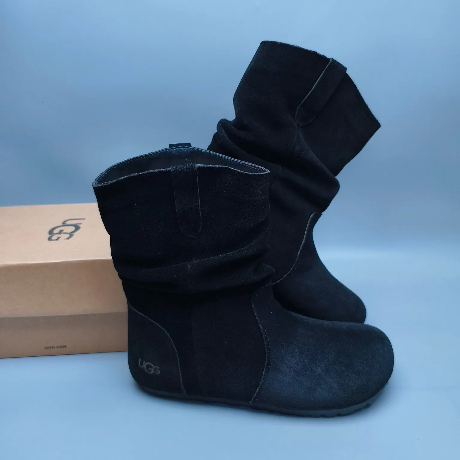 💰600 UGG sheepskin all-in-one snow boots 1618 casual fashion shoes color: maroon chocolate sand black matching size: 35-40